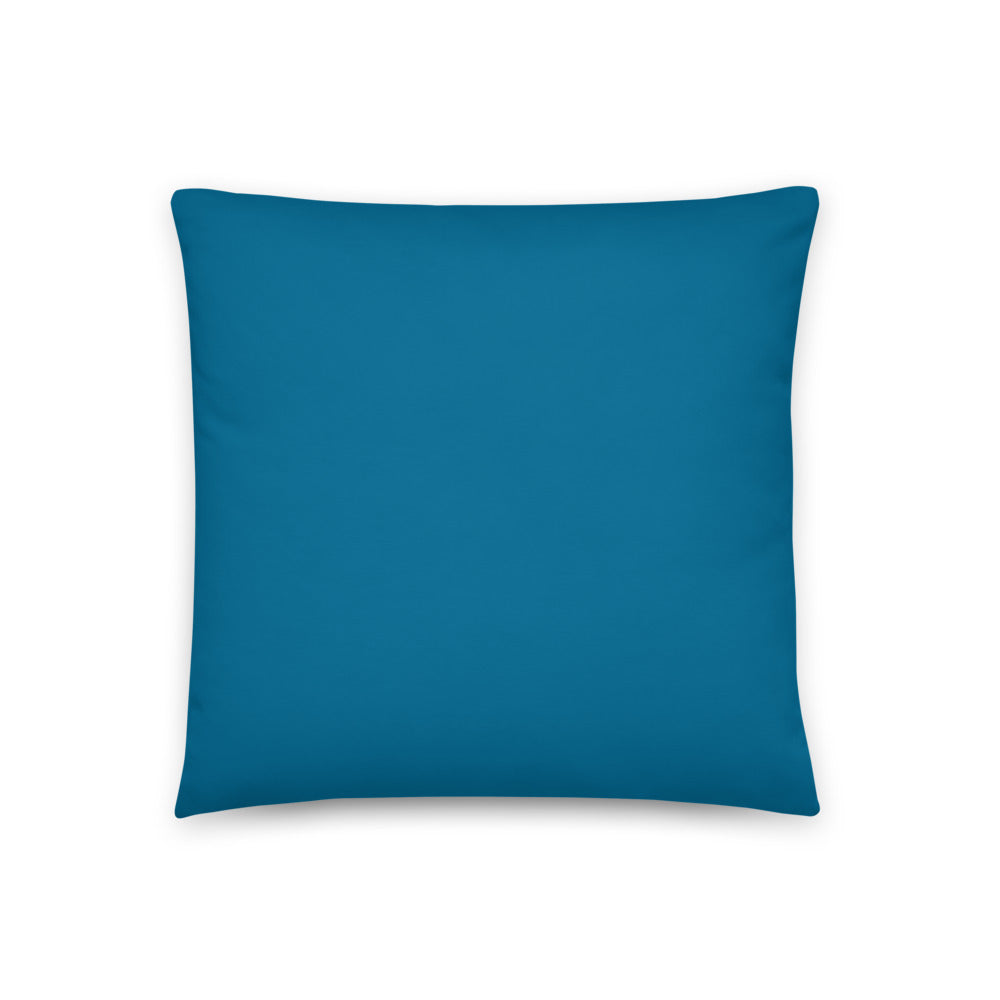 Accolade Blue Geometric Blue Large Throw Pillow With Insert