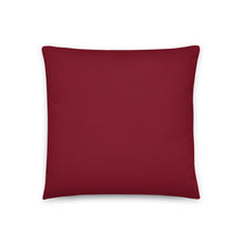 Load image into Gallery viewer, Sweet Dreams Floral Pattern Burgundy - Pillow