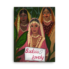Load image into Gallery viewer, Badass & Lovely - Canvas