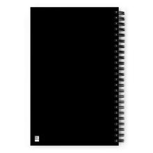 Load image into Gallery viewer, Everything is Connected Pattern Black - Spiral Notebook