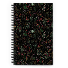 Load image into Gallery viewer, Sweet Dreams Floral Pattern Black - Notebook