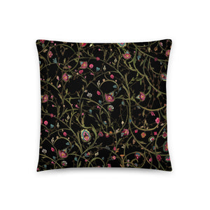 Everything is Connected Pattern Black -  Pillow