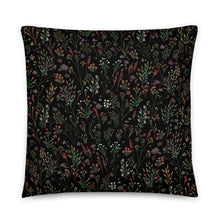 Load image into Gallery viewer, Sweet Dreams Floral Pattern Black -  Pillow
