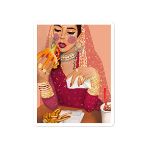 Foodie Bride - Sticker