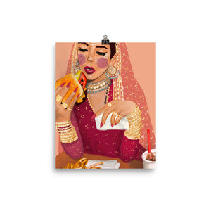 Foodie Bride - Print