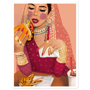 Foodie Bride - Sticker