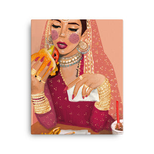 Foodie Bride - Canvas