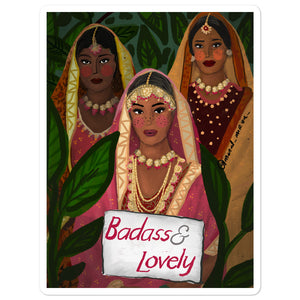 Badass & Lovely - Sticker