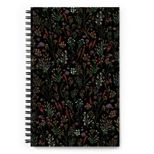 Load image into Gallery viewer, Sweet Dreams Floral Pattern Black - Notebook
